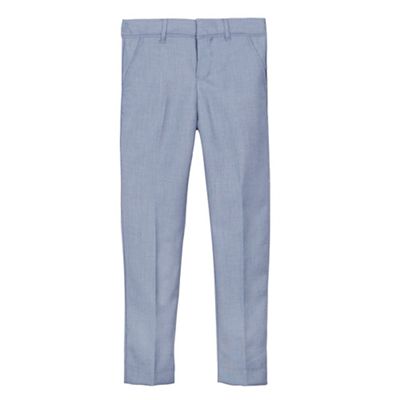 Boys' blue chambray trousers